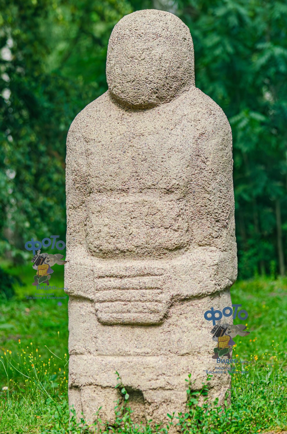 Арт-объект «Половецкий воин». Город Курск