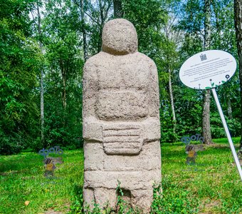 арт-объект «Половецкий воин». город Курск