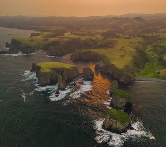 Закат над Шикотаном