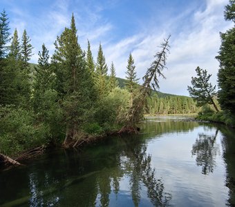 У слияния рек Бара и Аргут