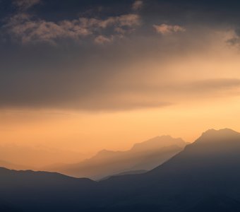 Контурный закат