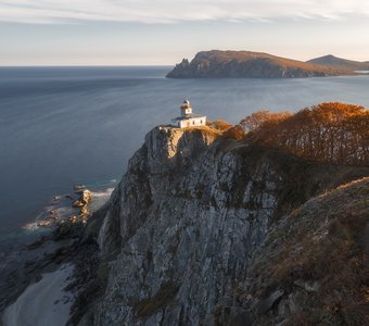 Маяк Балюзек. Приморский край.