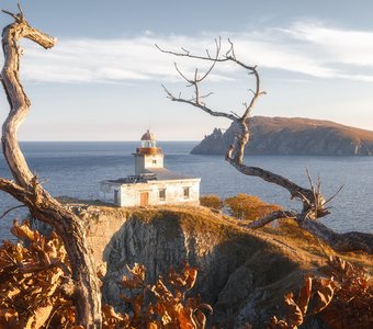 Маяк Балюзек. Приморье.