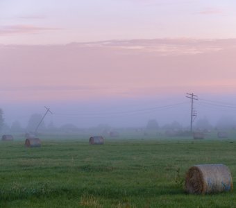 Столб устал