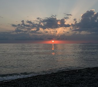 Красный закат