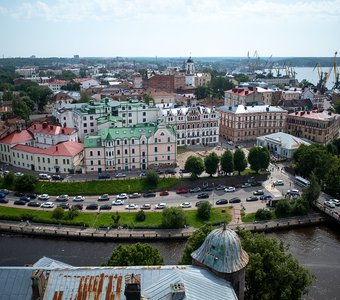 Выборг. Вид с башни Святого Олафа