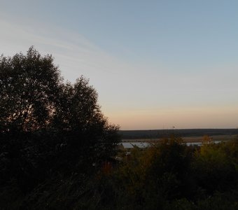 Ока на закате