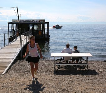 Хорошее настроение на озере Байкал