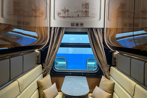 В РЖД показали новые вагоны с двухметровыми полками и утюгами