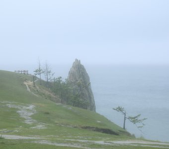 Остров Ольхон в непогоду