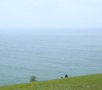 Шторм на острове Ольхон, озеро Байкал, ненастье