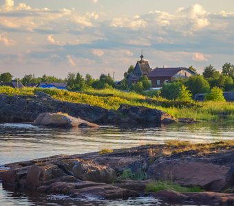 На берегу Белого моря.