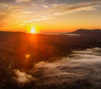 Онекотан на закате