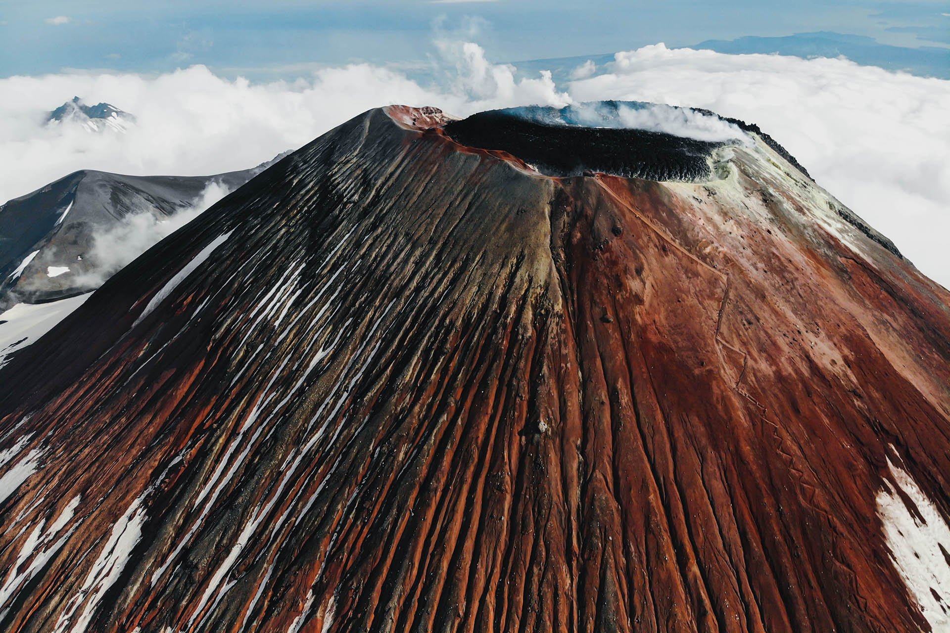 Кратер Авачинского вулкана
