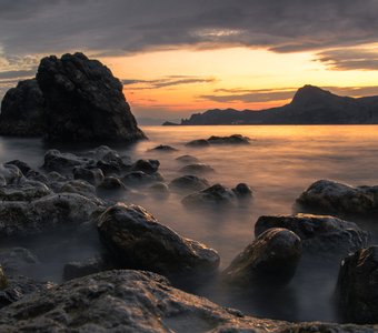 Закат у мыса Алчак