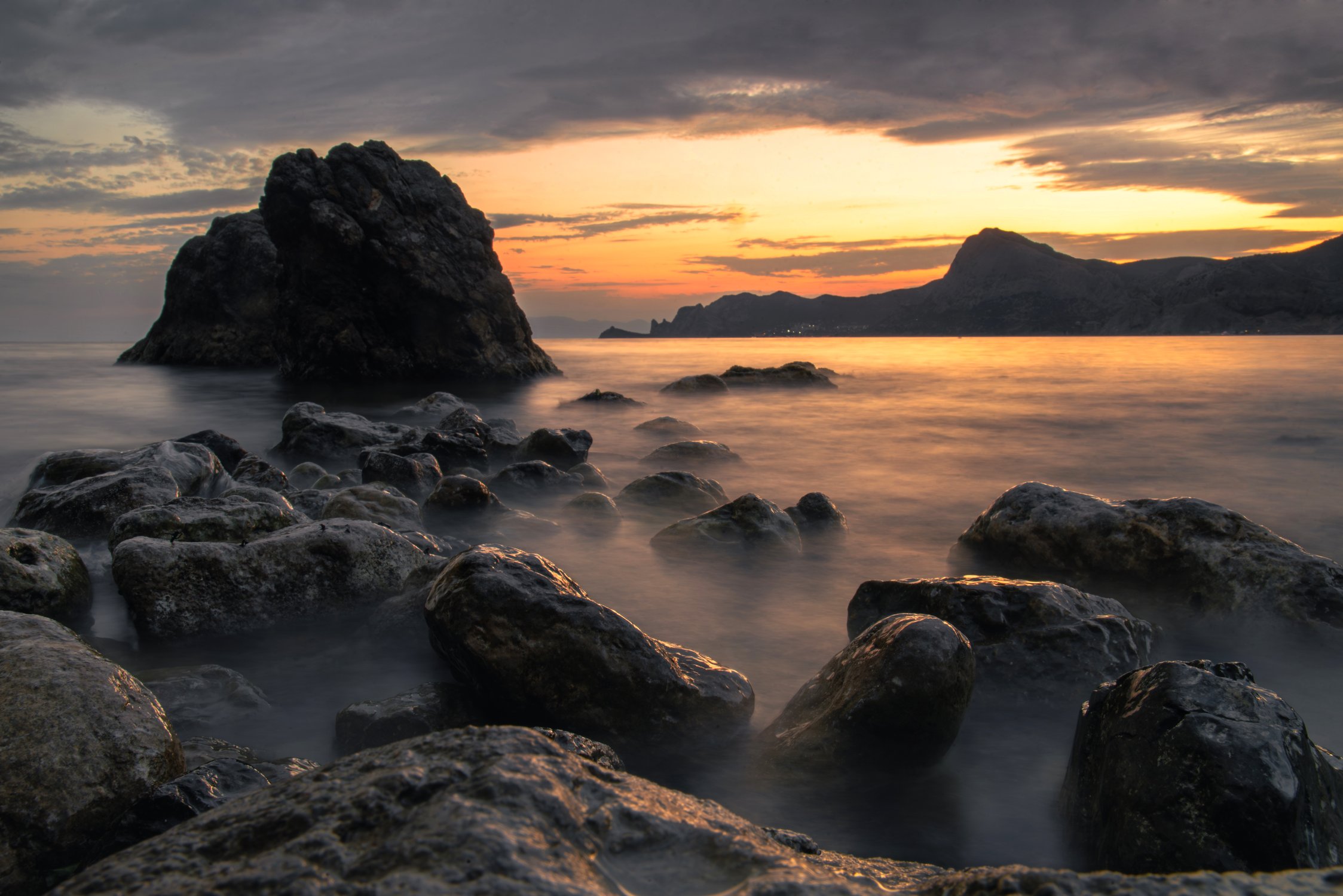 Закат у мыса Алчак