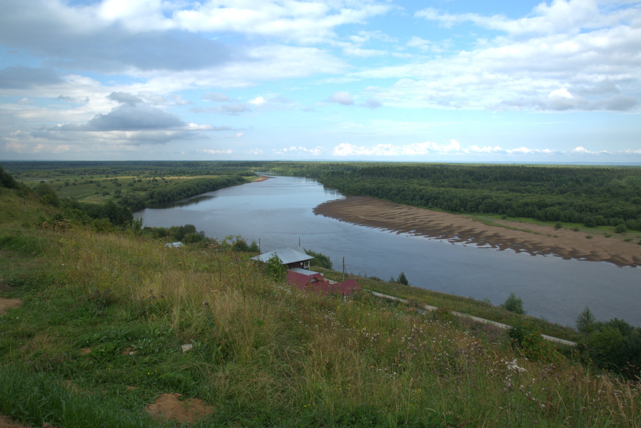 Река Колва, город Чердынь, Пермский край