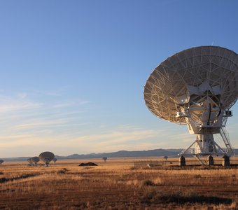Радиотелескопы в штате Нью-Мексико, США