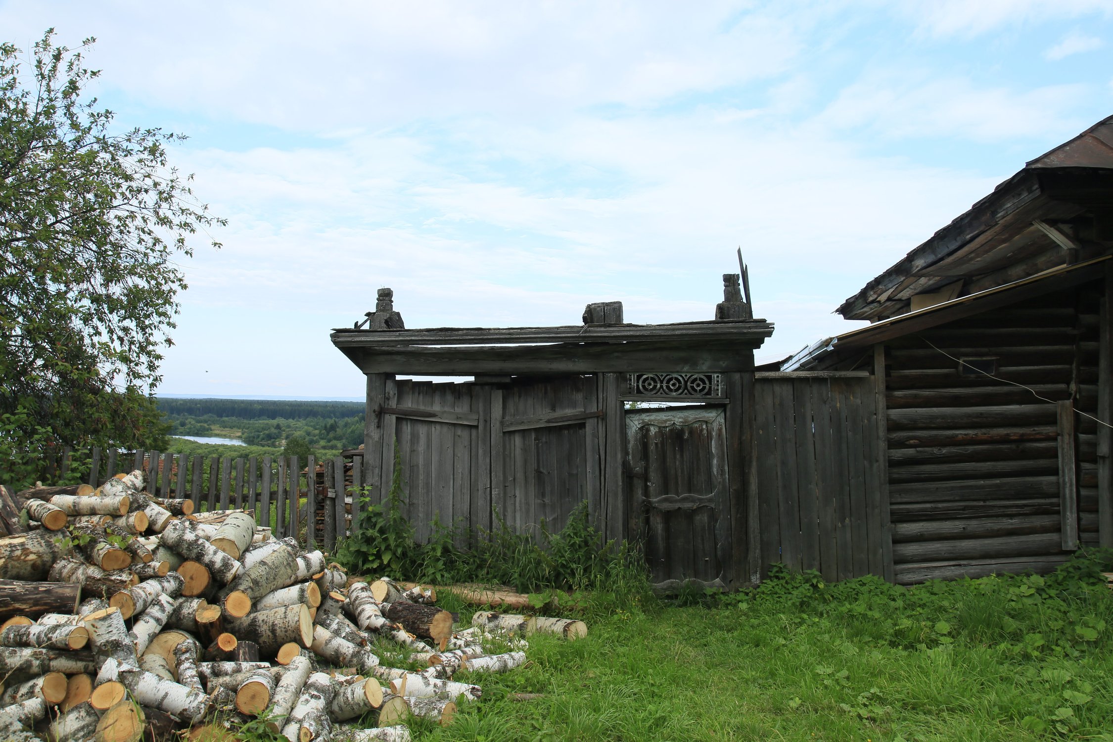 Город Чердынь, Пермский край, деревянные строения
