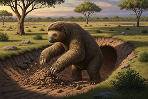 Гигантские туннели в Южной Америке вырыли ленивцы размером со слона