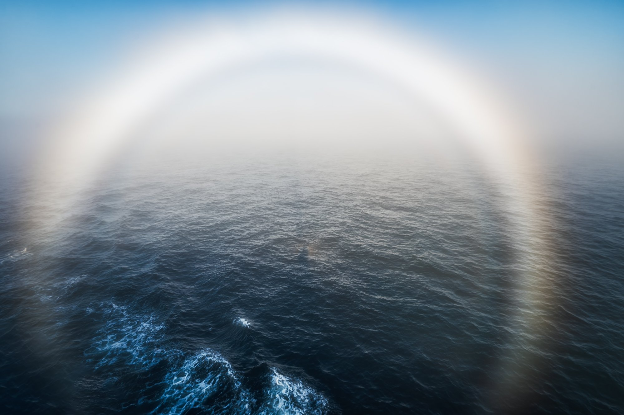 Белая радуга - посланница тумана