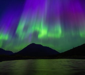 Танец авроры на Плато Путорана