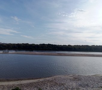 На пляже Серпуховские Мальдивы