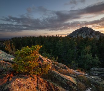 Закат на Таганаем