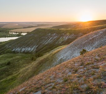 Закат в Подвальских  террасах