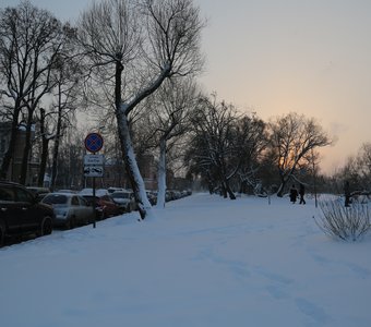 Зима в Петергофе