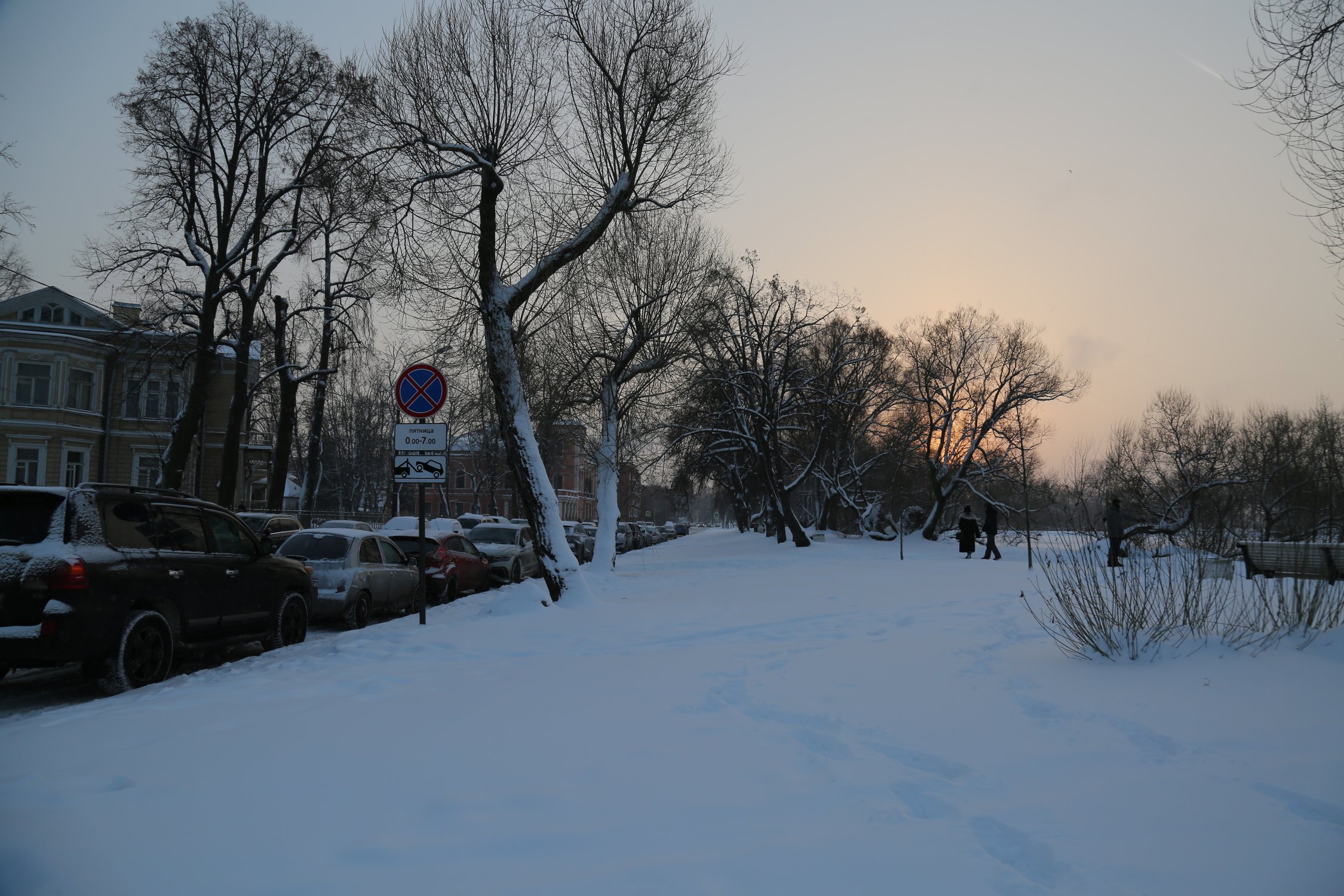 Зима в Петергофе