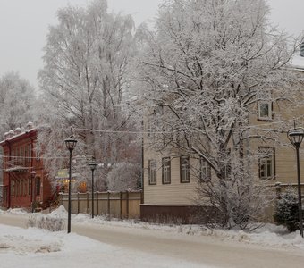 Утро января в Архангельске