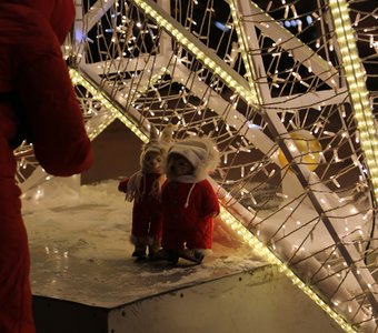 Зайцы на празднике Рождества