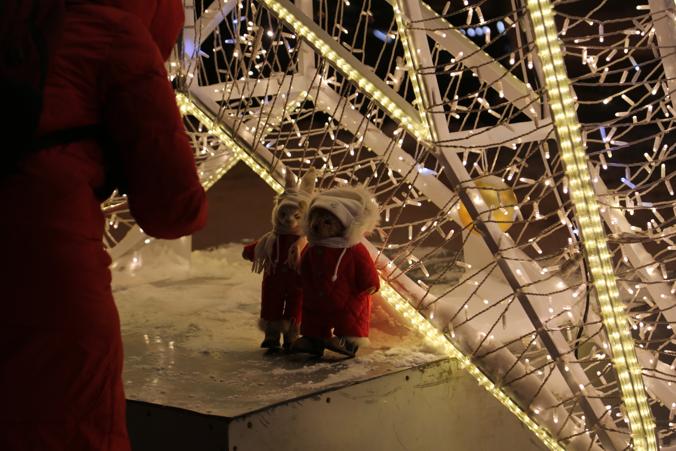 Зайцы на празднике Рождества