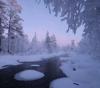 Незамерзающие речки Кольского