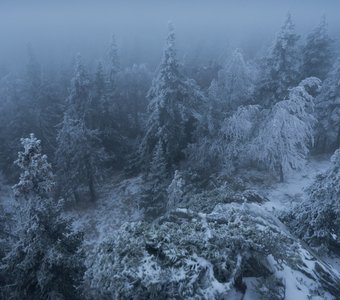 Сказочный Таганай заснежило уже в середине октября