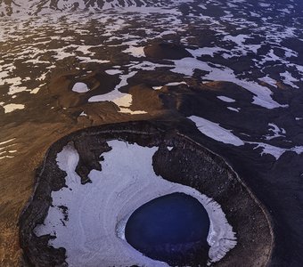 Рассвет над вулканом