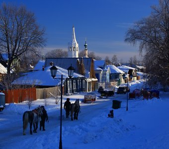 Морозный день в Суздале