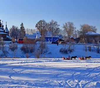 Рождественские забавы в Суздале