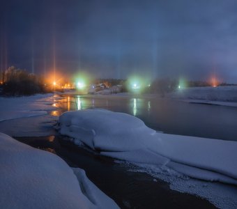На вечерней реке