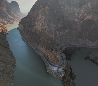 Дагестан, слияние двух рек