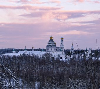 Январский закат в Истре