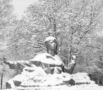 Снежно в городе