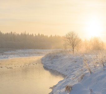 Красота зимнего вечера