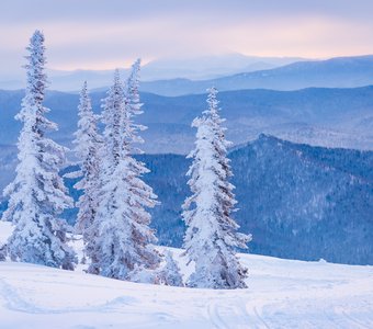 Зима в горах