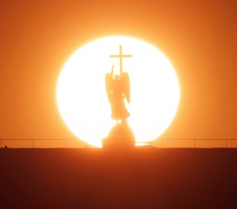 Петербургский Ангел на рассвете