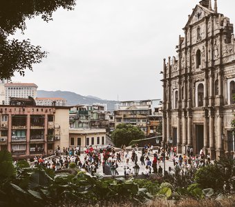 Макао, руины собора св. Павла