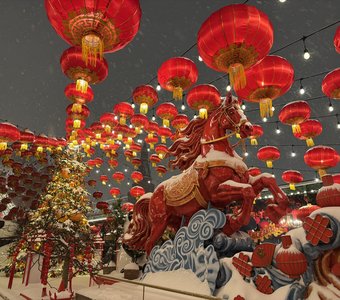 Год огненной лошади в Москве