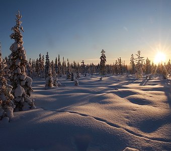 На закате дня