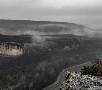 Туман в горах Крыма